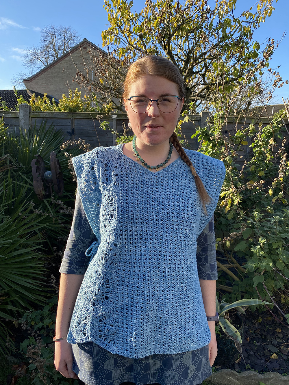 LavenhamBlueHexiTabard-1 Lavenham Blue Hexi Tabard - Image 1